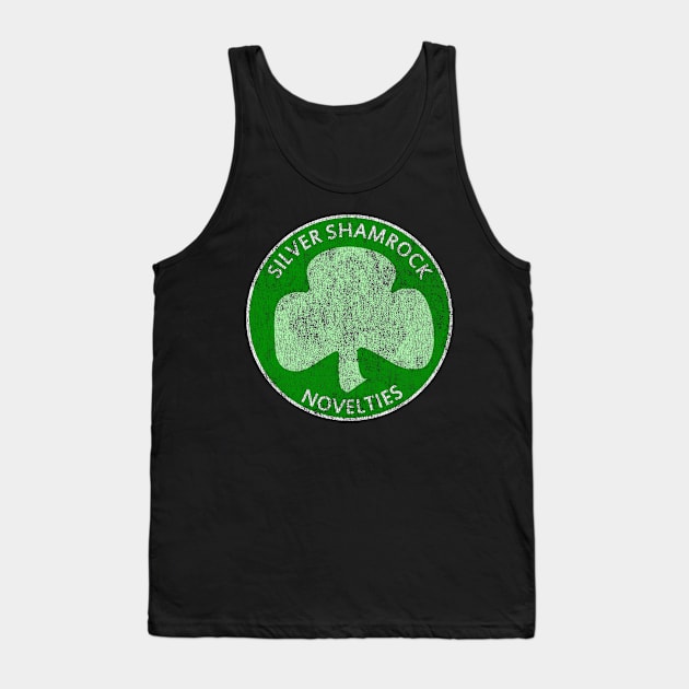 Vintage Silver Shamrock Novelties Tank Top by Flippin' Sweet Gear